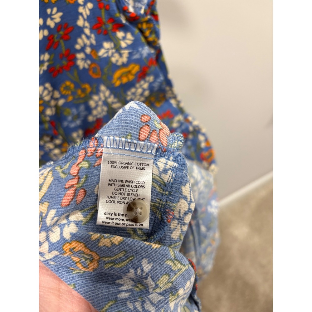 Toad & Co Manzana Tiered Sleeveless Dress Floral Tank Button Down Cottagecore XS - Picture 3 of 10
